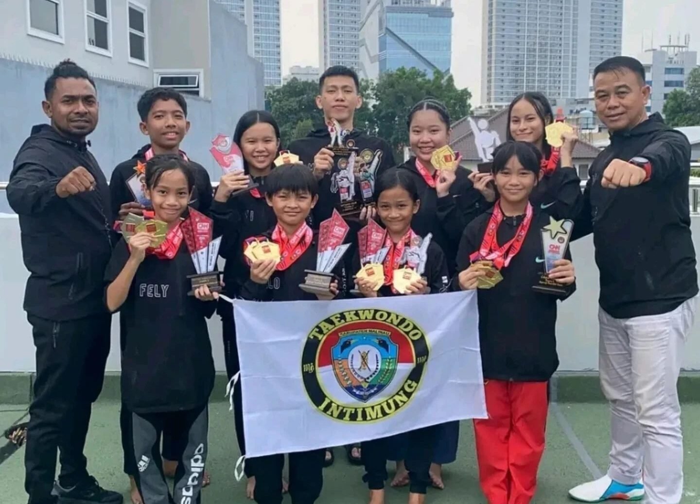 Taekwondo Intimung Ukir Prestasi dengan Meraih 11 Emas dan 1 Perak